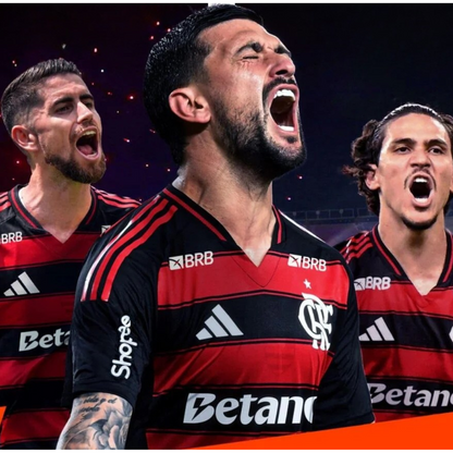 Camisa I Authentic  Flamengo 2025/26 Com Patrocinios Betano - Jogador [Slim Fit]
