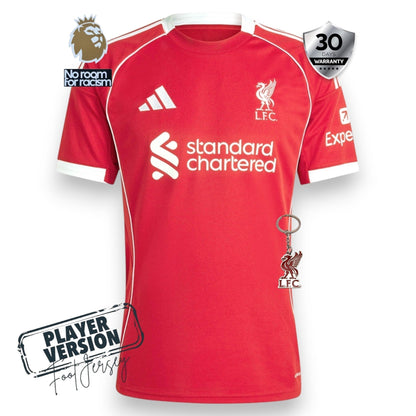 Liverpool Player Jersey Home 2025/26
