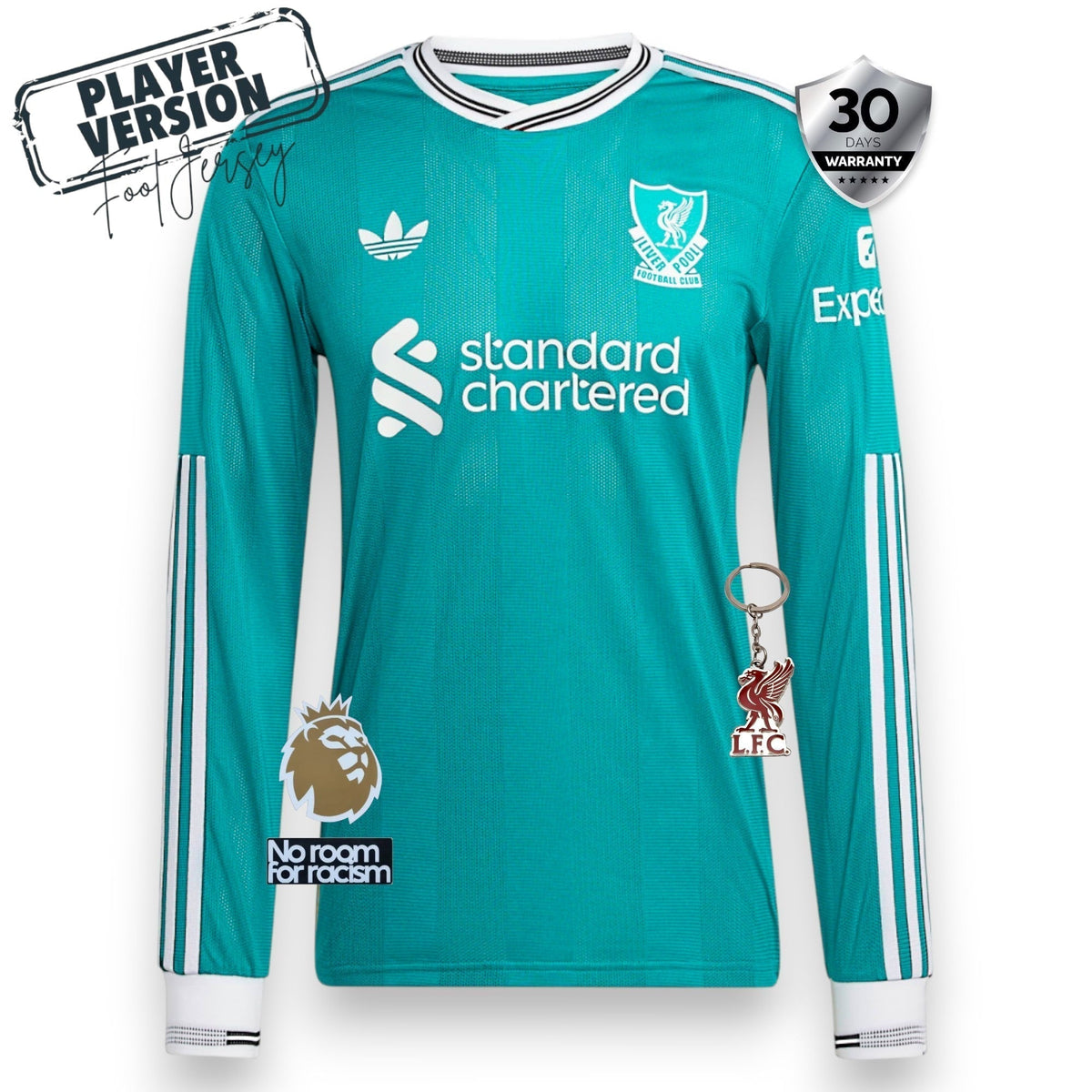 Liverpool Third Player Jersey 2025/26 - Long Sleeve