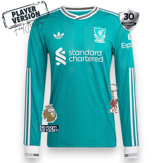 Liverpool Third Player Jersey 2025/26 - Long Sleeve