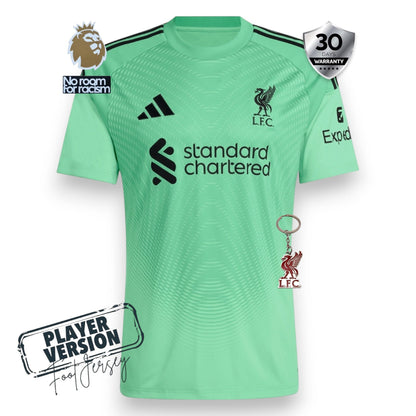 Liverpool Player Jersey Goalkeeper 2025/26