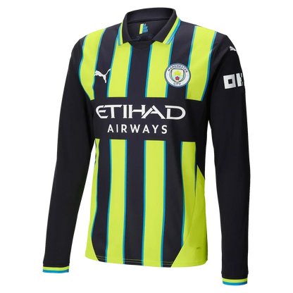 #2 Walker Manchester City Away Jersey 2024/2025 Long Sleeve
